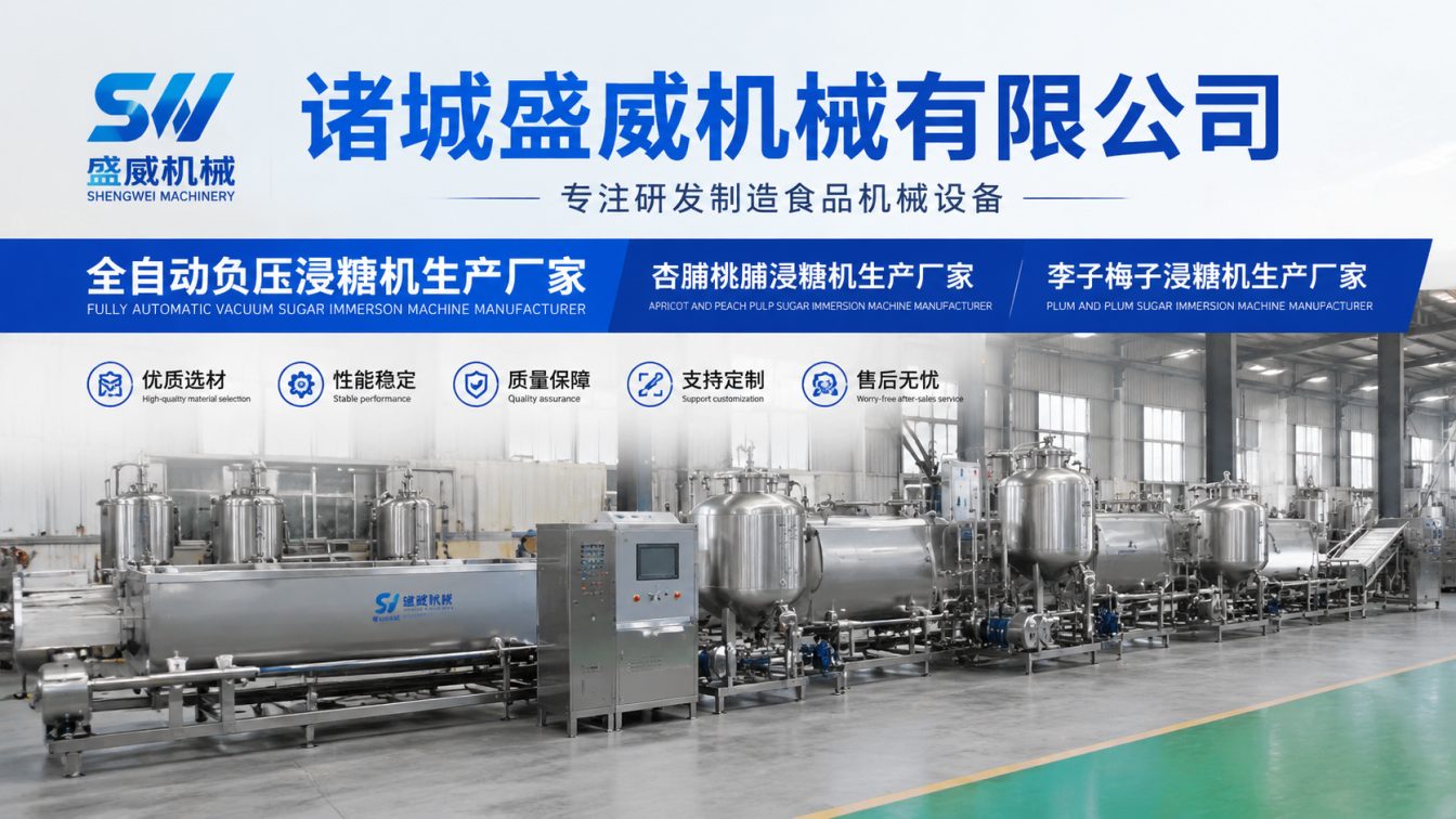 济南为果脯加工提供负压浸糖方案